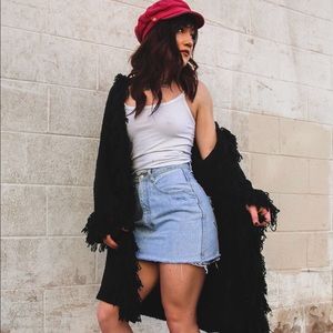 🌹SOLD🌹Shaggy Duster Sweater